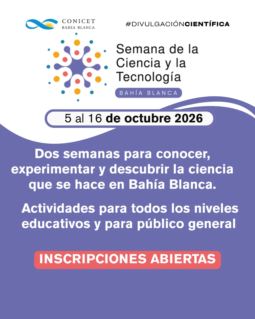 Semana de la Ciencia y la Tecnología 2026
